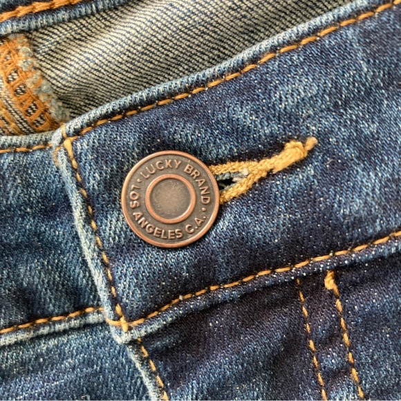 Lucky Brand Ava Mid Rise Crop Denim Jeans Sz 14/32 - Picture 4 of 11